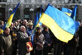Farewell ceremony with activist Igor Tolmachev