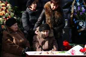 Farewell ceremony with activist Igor Tolmachev