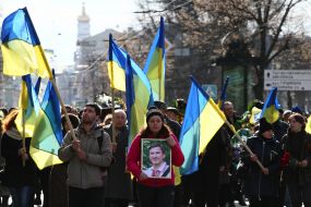 Farewell ceremony with activist Igor Tolmachev