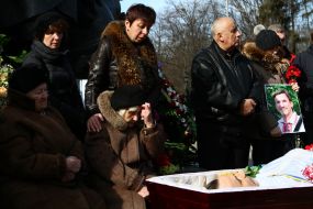 Farewell ceremony with activist Igor Tolmachev