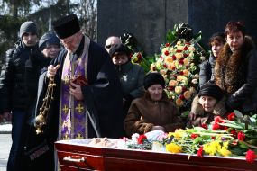 Farewell ceremony with activist Igor Tolmachev