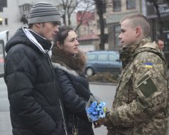 Soldier of the 128 th mountain infantry brigade