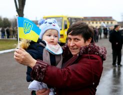 Встреча бойцов 128-й отдельной горно-пехотной бригады