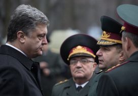 Stepan Poltorak and Petr Poroshenko