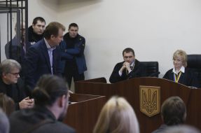 The court session on the case of Aleksandr Popov