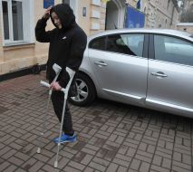 Participant of ATO at the car