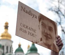 Prayer service participant