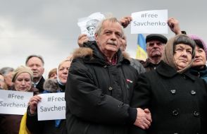 Prayer service participants