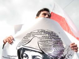 Prayer service participant