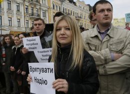 Prayer service participants