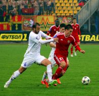 Игровой момент матча