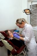 Opening of observation dental office for schoolchildren
