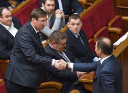 Yuriy Lutsenko and Oleg Lyashko