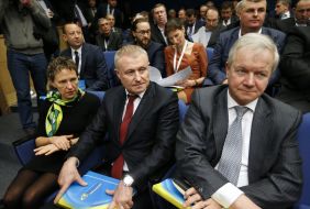 Grogoriy Surkis and Frantisek Laurinets