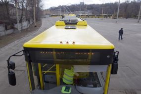 The trolleybus