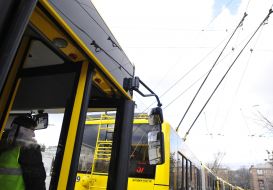 The trolleybus