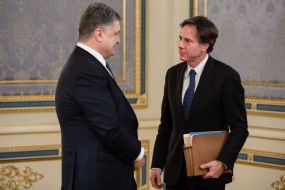 Петр Порошенко и Энтони Блинкен
