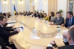 Yuriy Lutsenko and Alexei Poroshenko