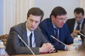 Yuriy Lutsenko and Alexei Poroshenko