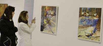 Exhibition of artist Yevgeniy Potapov