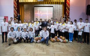 Marina Poroshenko in Scandinavian school