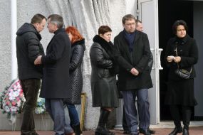 Participants of farewell ceremony