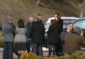 Participants of farewell ceremony