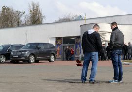 Participants of farewell ceremony