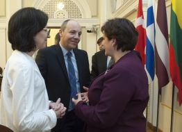 Oksana Syroid, Andrey Paruby and Loreta Hrauzhynene