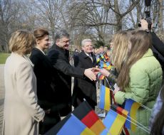 Petro Poroshenko and Joachim Gauck