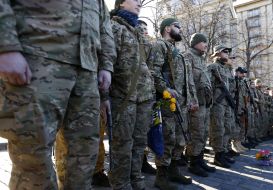 Бойцы батальона специального назначения "Сич"