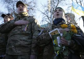 Бойцы батальона специального назначения "Сич"