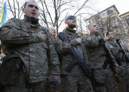 Бойцы батальона специального назначения "Сич"