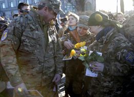 Бойцы батальона специального назначения "Сич"