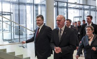 Petro Poroshenko and Norbert Lammert