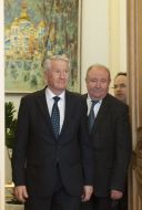 Thorbjorn Jagland and Valentin Zaychuk