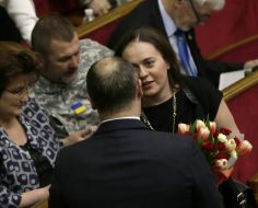 Andrey Parubiy and Elena Masorina