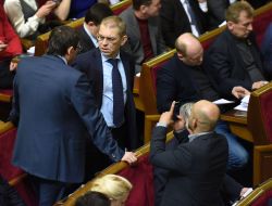 Yuriy Lutsenko, Sergei Pashinsky and Mustafa Nayem