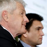 Pavel Klimkin and Thorbjorn Jagland 