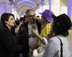 Visitors of Ukrainian Fashion Week