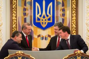 The signing of Ukrainian-Turkish documents