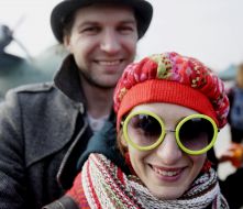 Participants of the festival of panic and hysteria "The Lower Depths"