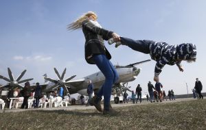 Participants of the festival of panic and hysteria "The Lower Depths"
