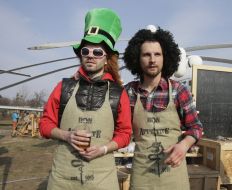 Participants of the festival of panic and hysteria "The Lower Depths"