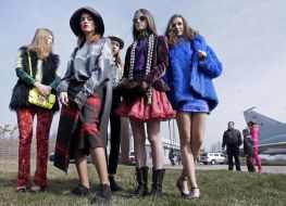 Participants of the festival of panic and hysteria "The Lower Depths"