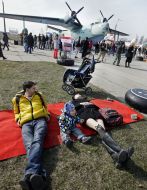 Participants of the festival of panic and hysteria "The Lower Depths"