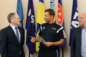 Andriy Shevchenko and Jozsef Szabo