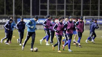 Training of football team of Ukraine