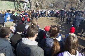Vitaliy Klichko in the children's camp