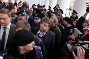 Rally against the adoption of the General Plan of Odessa